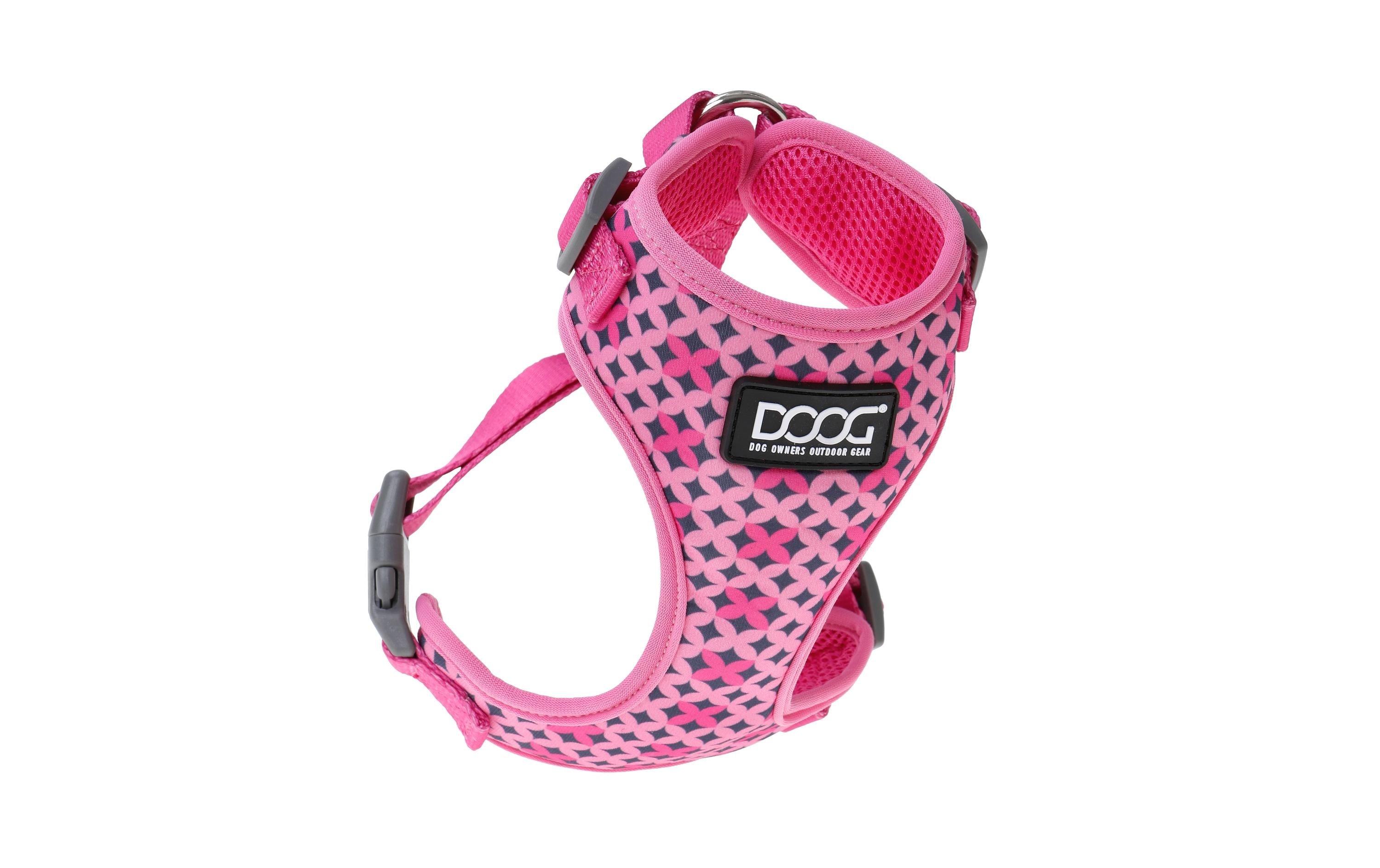 Doog Neoflex Harness Toto M pink / black stars