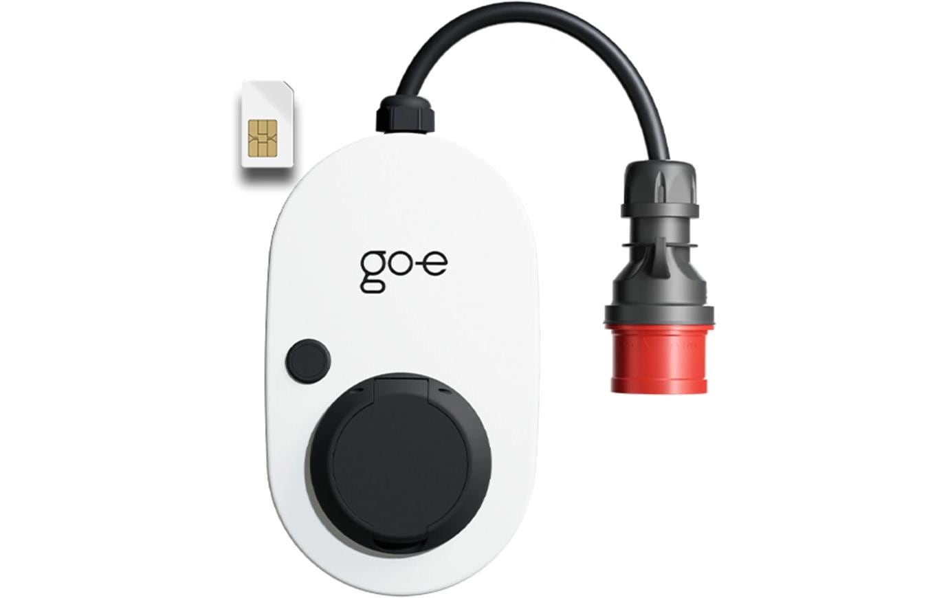 go-e Charger Gemini flex 2.0 11kW, Ladestation mit 16A CEE Stecker rot