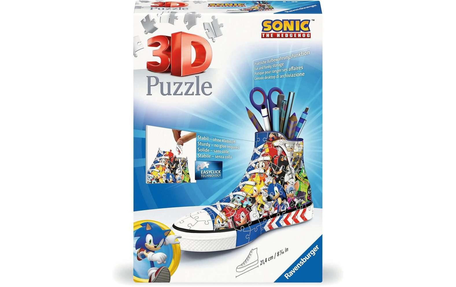 3D Puzzle: Sneaker Sonic the Hedgehog 8-99 Jahre