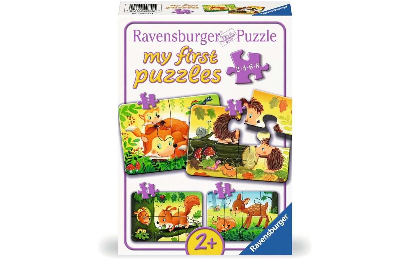 Puzzle Kleine Tierfamilien Ab 2 Jahre