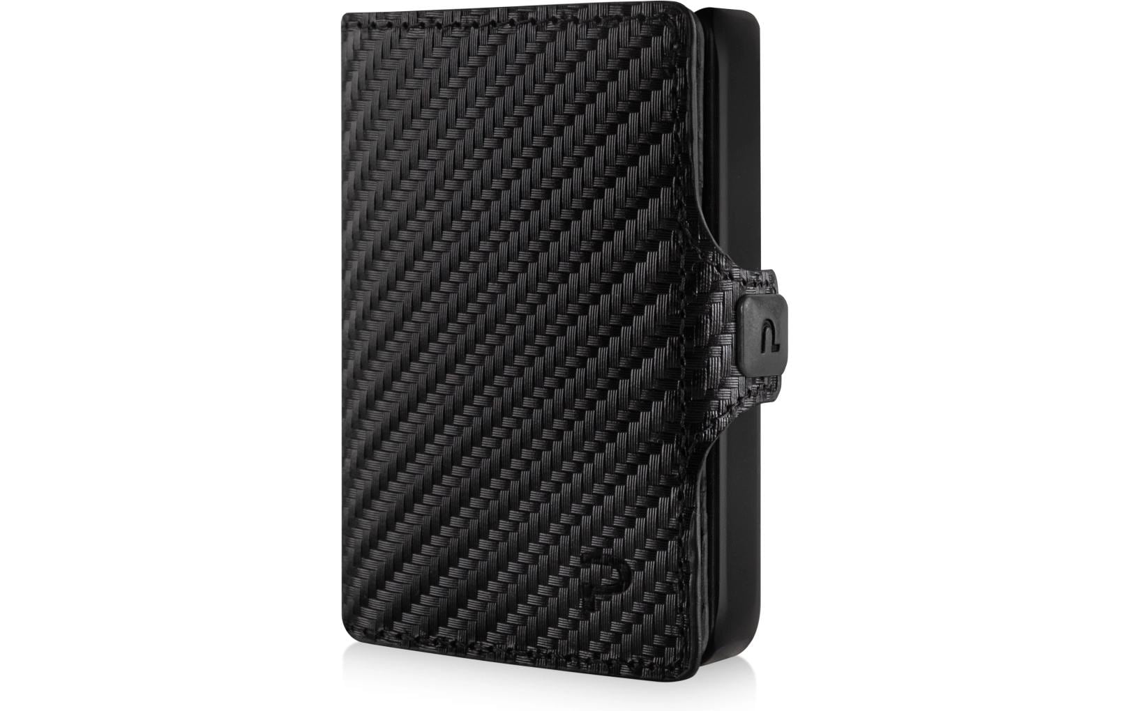 PURISTO KLIK Slim Wallet ohne Münzfach XS, Carbon
