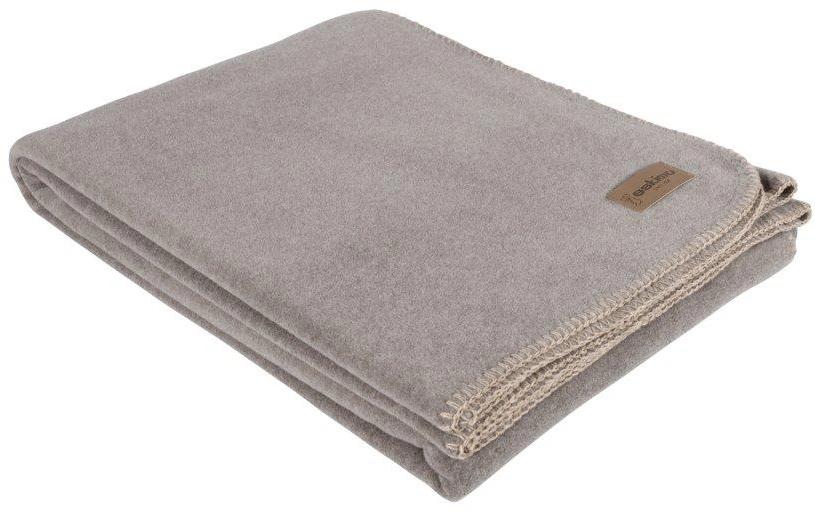 Eskimo Decke Edelvelours100x150cm, Sand 60%Polyester, 40%Viscose, waschbar bei 30°C