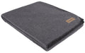 Eskimo Decke Edelvelours100x150cm,Anthrazit 60%Polyester, 40%Viscose, waschbar bei 30°C