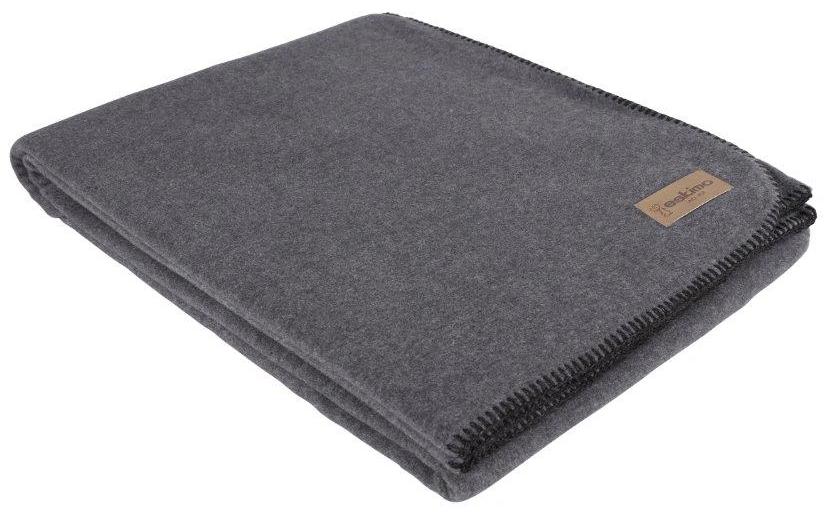 Eskimo Decke Edelvelours100x150cm,Anthrazit 60%Polyester, 40%Viscose, waschbar bei 30°C