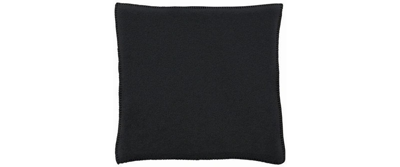 Eskimo Kissen Edelvelours, Schwarz 45x45cm,60%Polyester,40%Viscose,waschen30°C