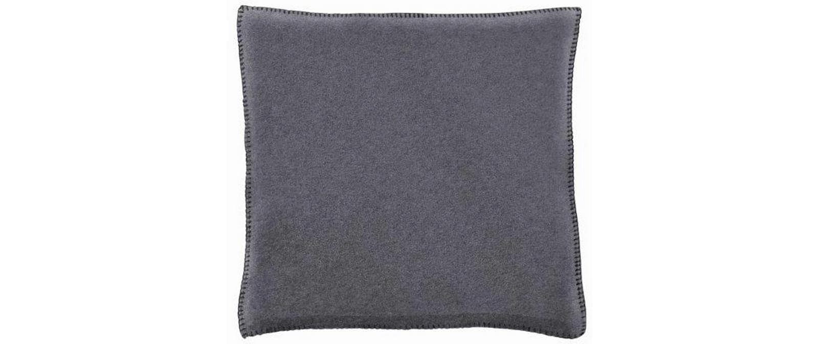 Eskimo Kissen Edelvelours, Anthrazit 45x45cm,60%Polyester,40%Viscose,waschen30°C
