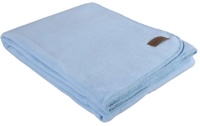 Eskimo Decke Edelvelours 100x150cm, Himmel 60%Polyester, 40%Viscose, waschbar bei 30°C