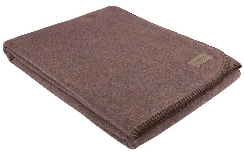 Eskimo Decke Edelvelours 100x150cm, D.Braun 60%Polyester, 40%Viscose, waschbar bei 30°C