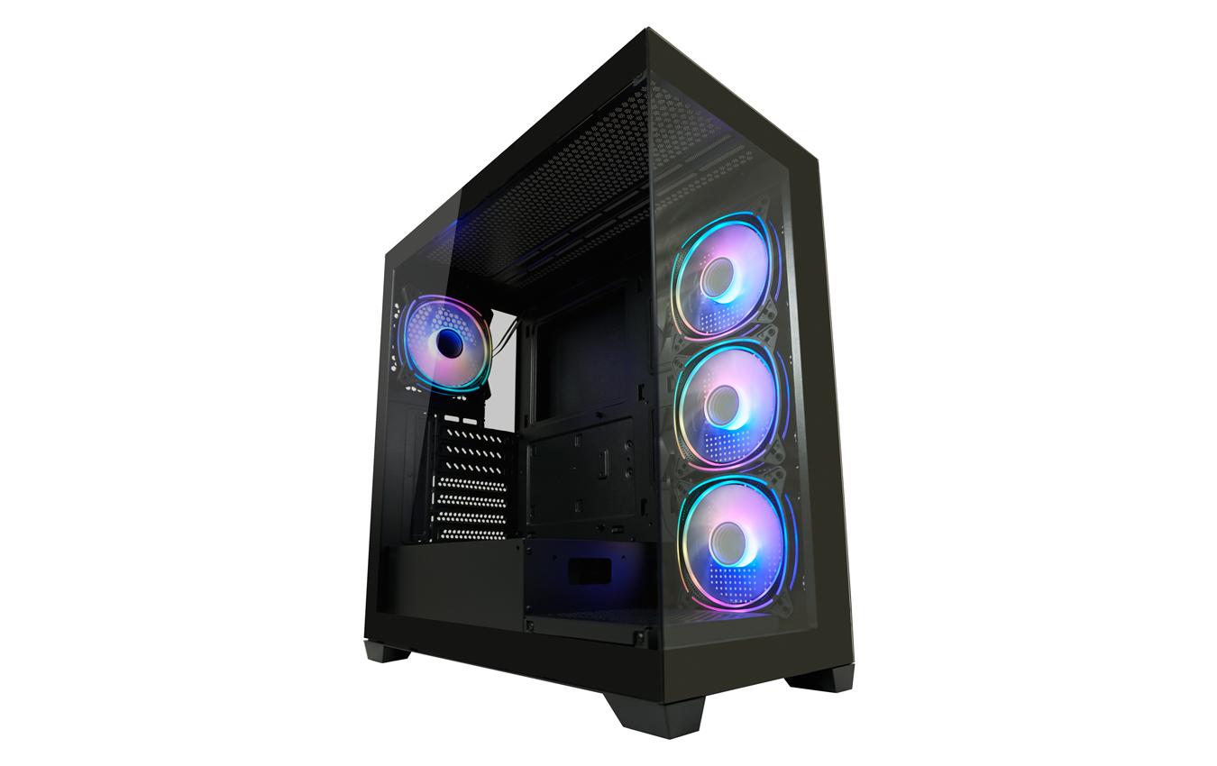 Lc-Power Mini Tower LC-715B-ON 1x 2.5". 2x 3.5" intern