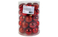 COCON, Weihnachtskugel 34 Stück, Rot Kunststoff, D: 4cm