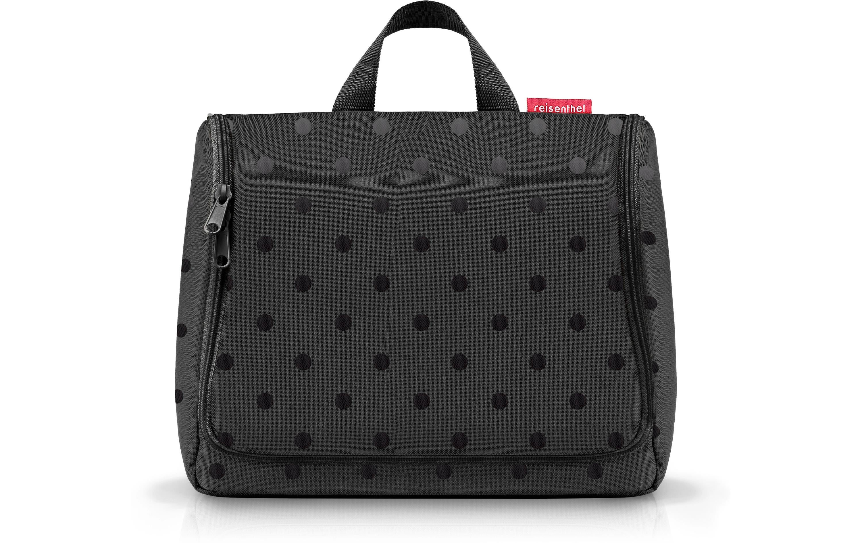 Reisenthel toiletbag XL glossy dots black