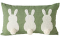 Boltze Kissen Hasen Lanari BW/Polyester, 50x30x15cm LxBxH