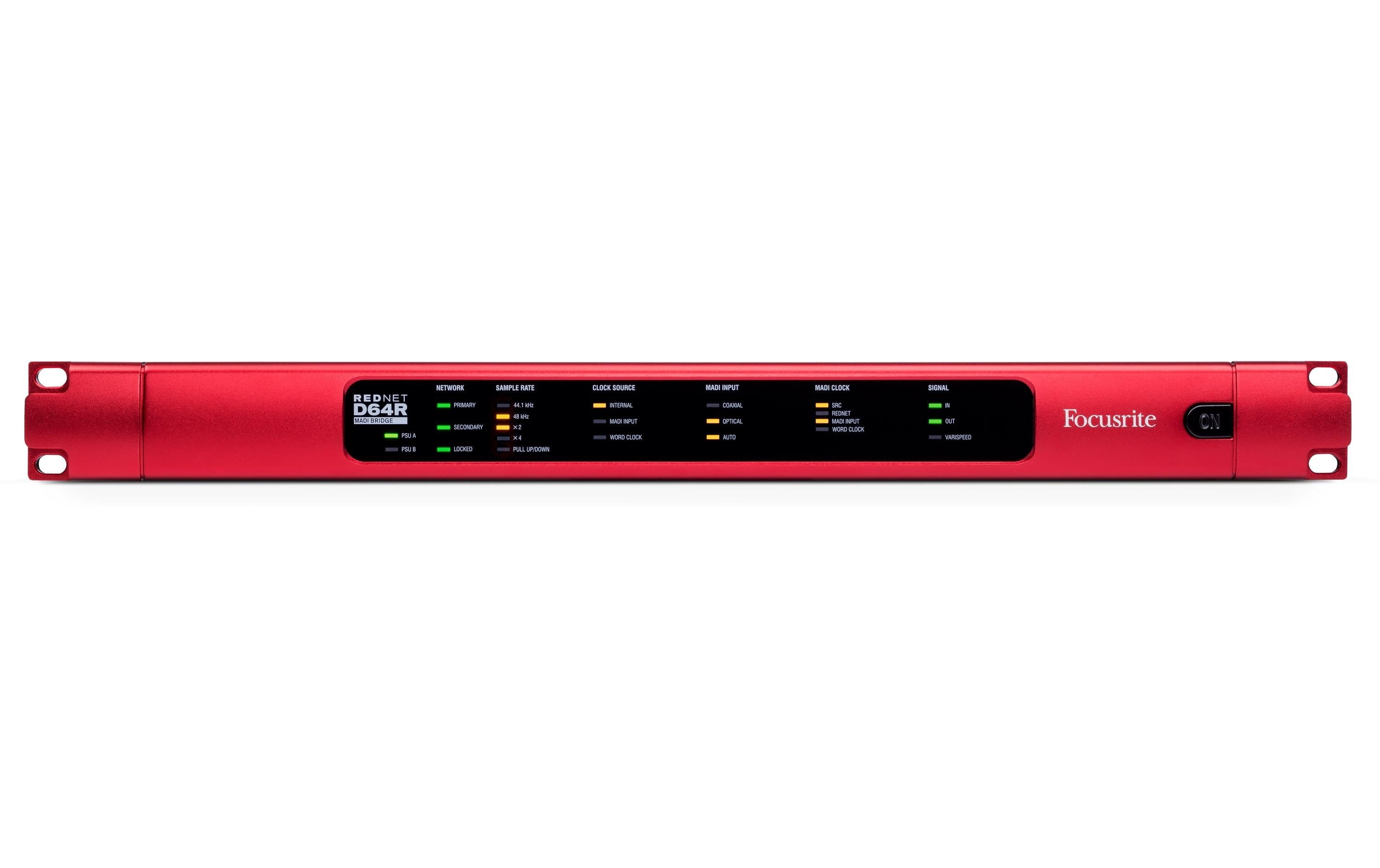 Focusrite RedNet D64R 64 Kanal MADI Dante I/O Interface