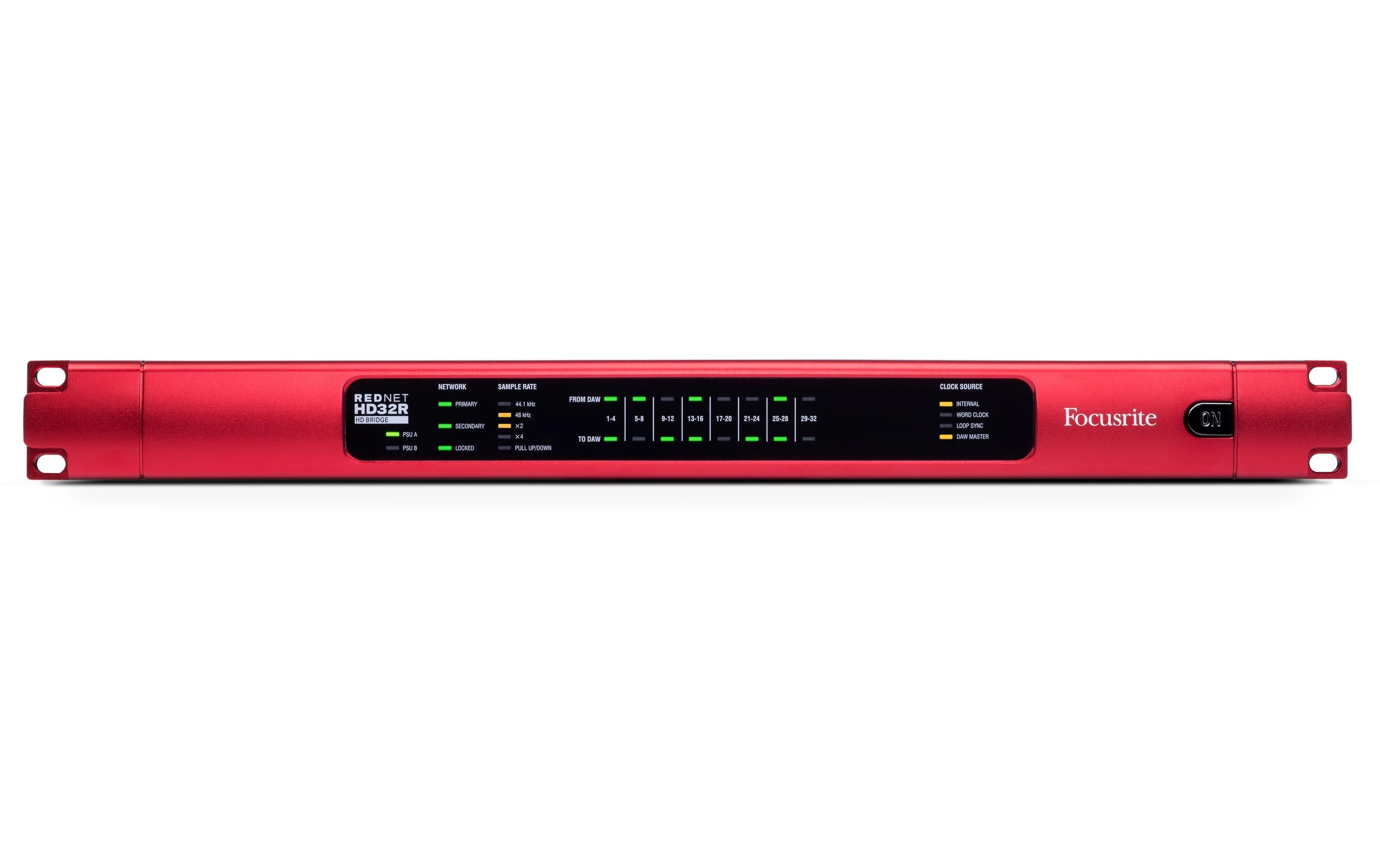 Focusrite RedNet HD32R 32 Kanal Pro Tools|HD Dante I/O Interface
