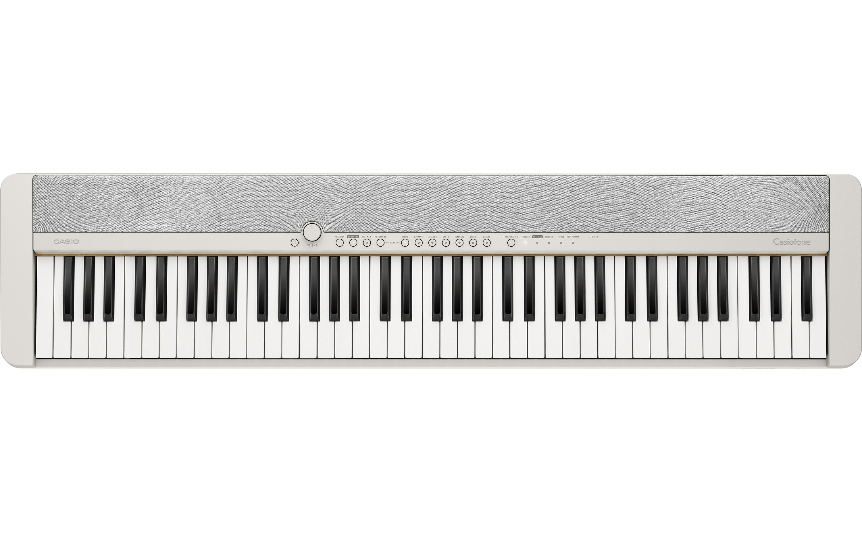 CASIO CT-S1-76 WH Portable Keyboard, 76 Keys
