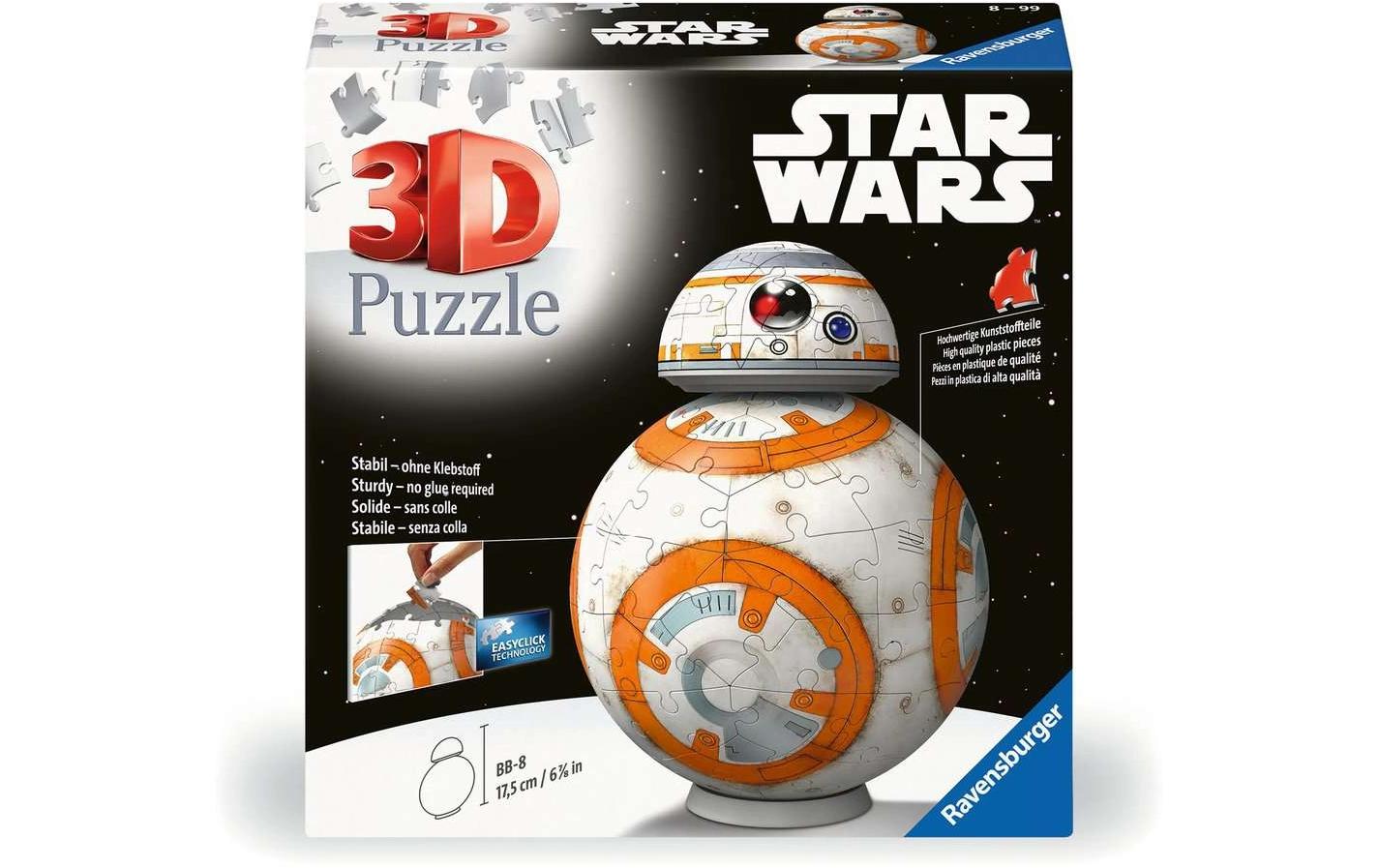 3D Puzzle: Star Wars BB-8 8-99 Jahre