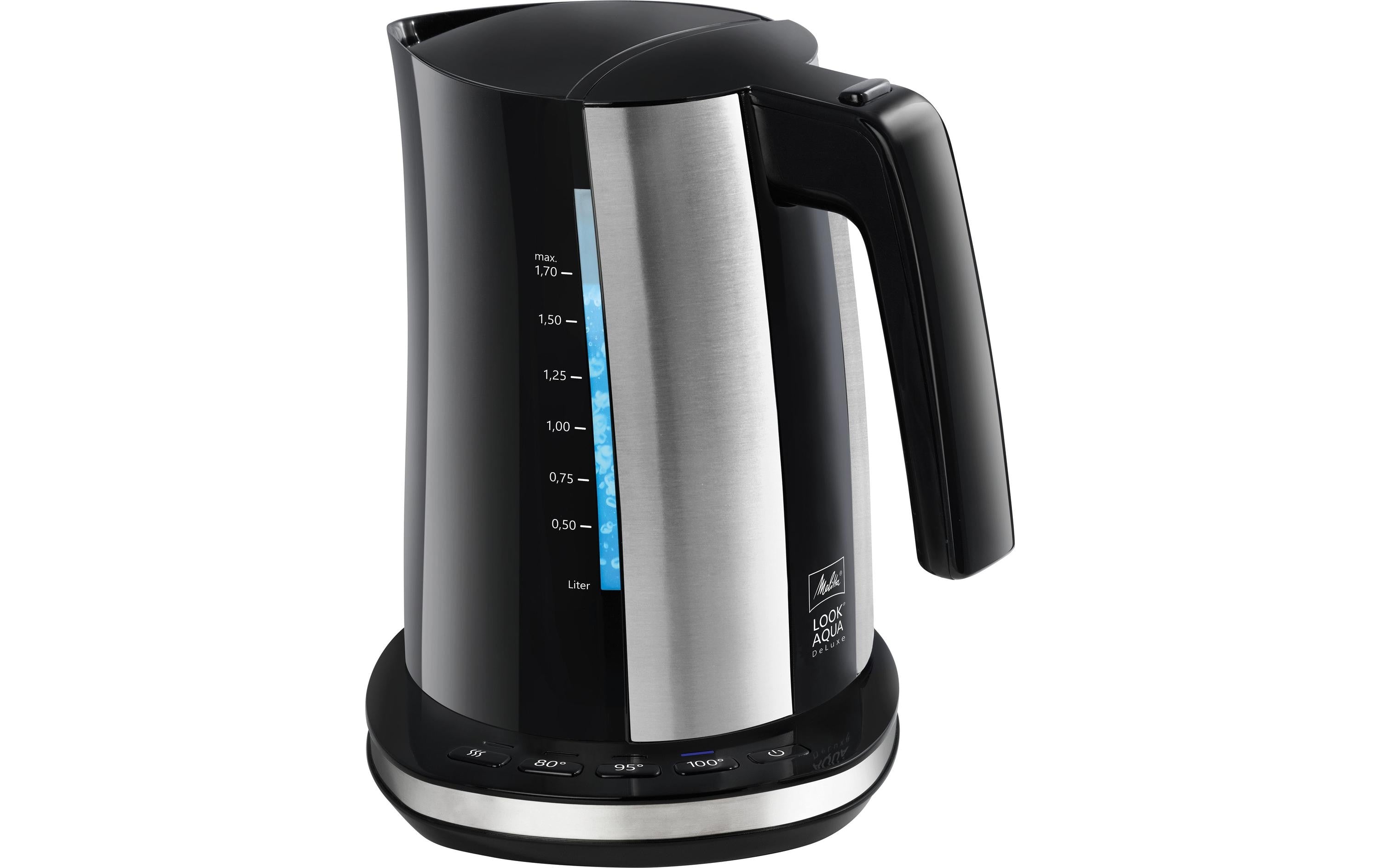Melitta Wasserkocher 1.7 l Aqua Deluxe schwarz