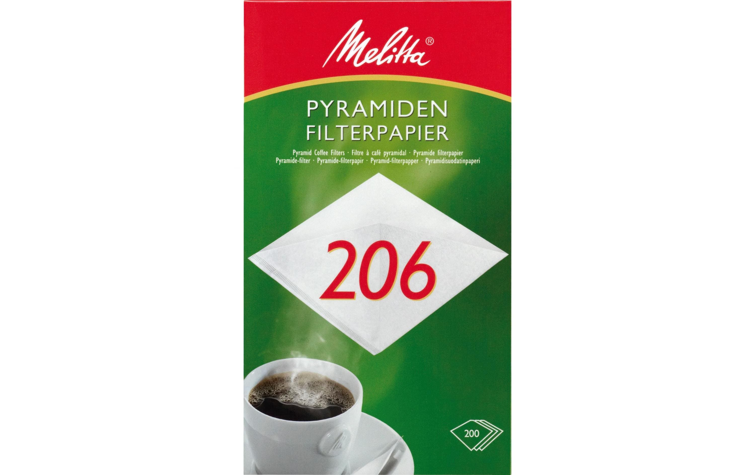 Melitta Filtertüte Pyramide 206, 200 Stück zu Melitta 608, 620