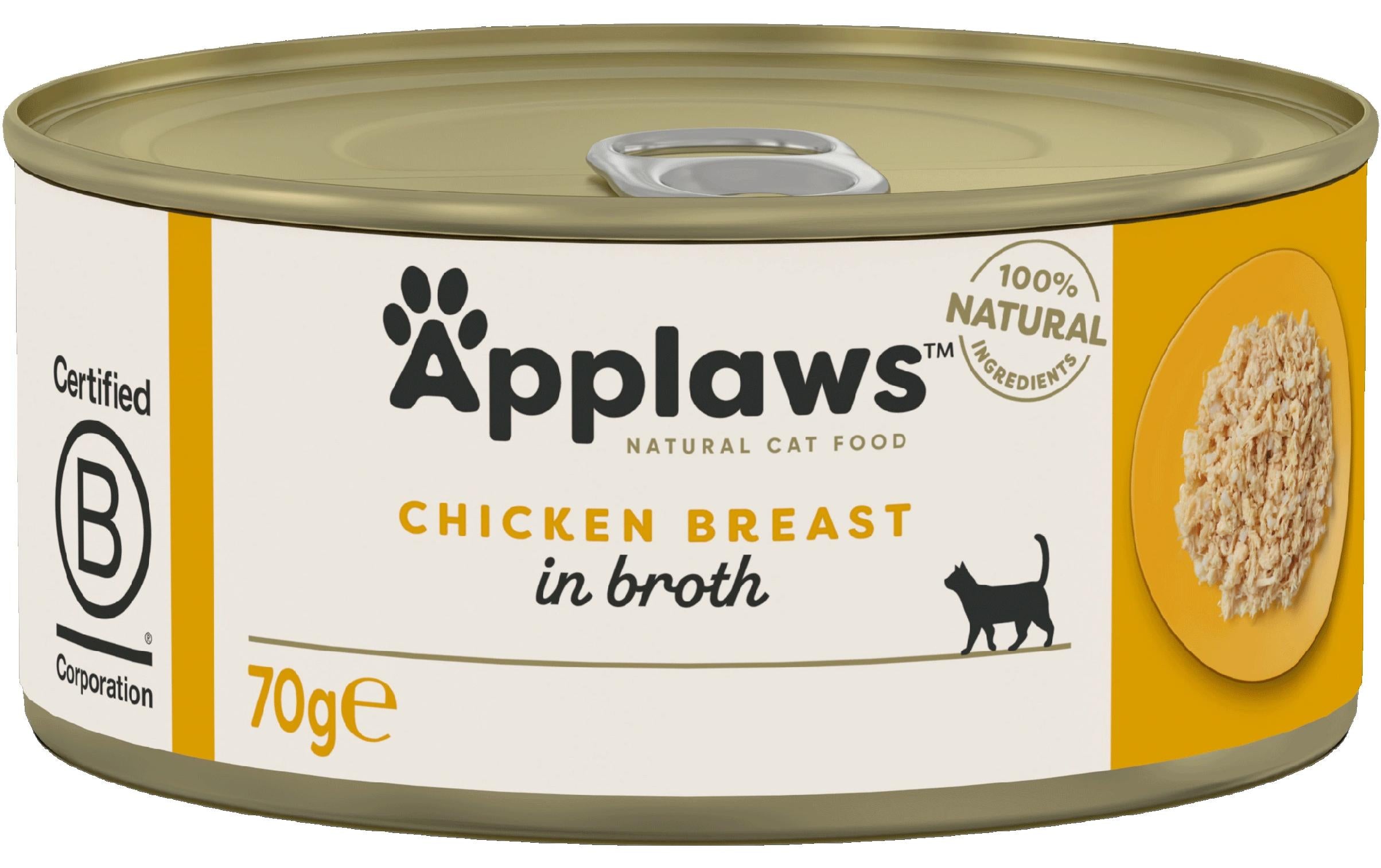 Applaws Dose Hühnchenbrust in Brühe 156g