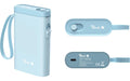 Peach LabelPrinter PE110 blau USB, 1200 mAh, 30 mm/s Druckgeschwindigkeit