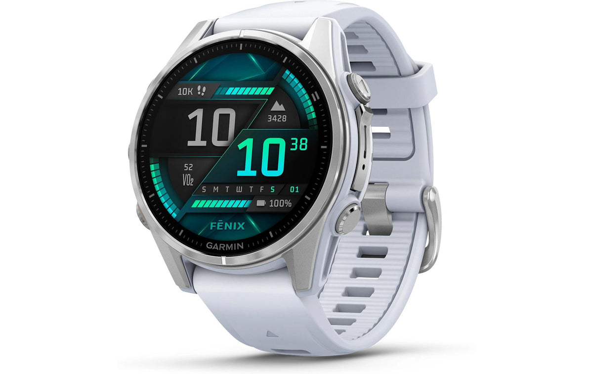 Garmin Fenix 8 AMOLED 43mm, Glass,BareSS, whitestone