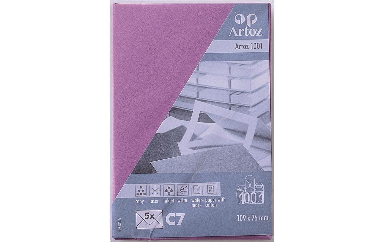 Artoz Couvert C7 100 gm2, holunder, 5 Stück