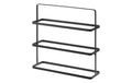 Yamazaki Schuhregal breit TOWER Metall, 50x14x45.5cm (LxBxH), Schwarz