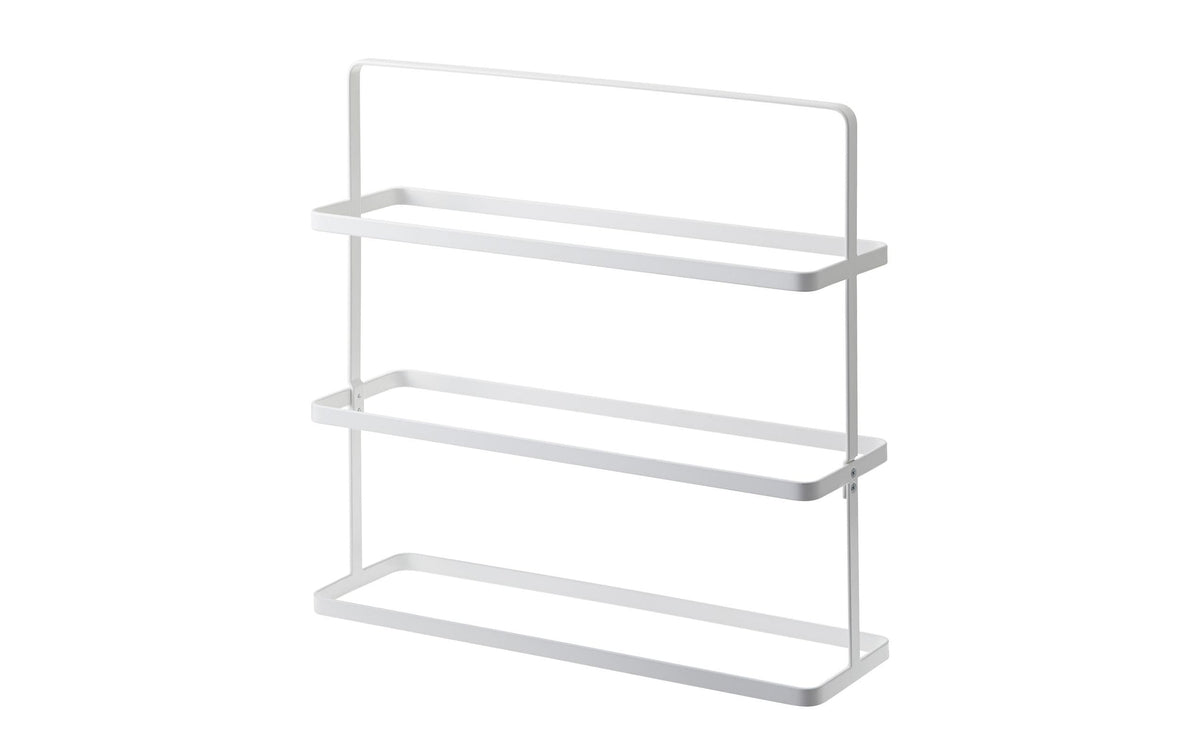 Yamazaki Schuhregal breit TOWER Metall, 50x14x45.5cm (LxBxH), Weiss