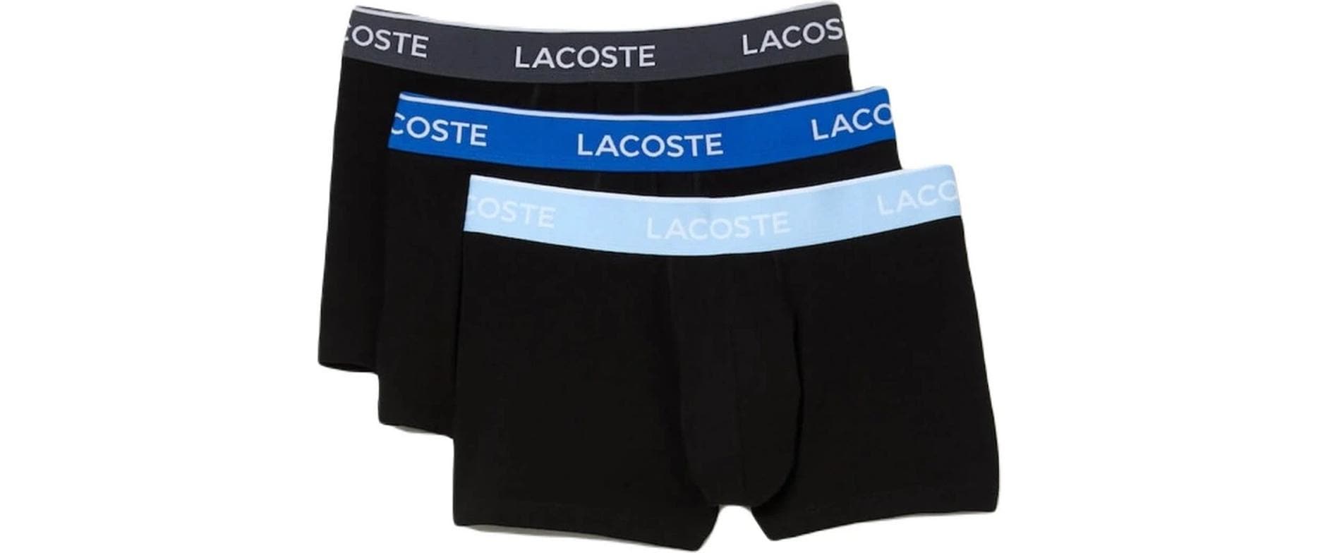 Lacoste Boxershort 3er Pack, M Black / Marina