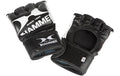 MMA II, Leder, schwarz/weiss Grösse L