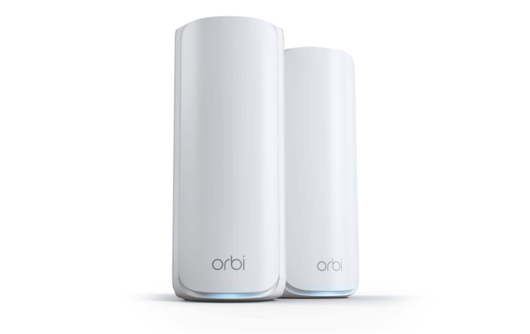 Netgear RBE772 Orbi Quad-band Mesh 2-Set WiFi 7 System 2-Set weiss