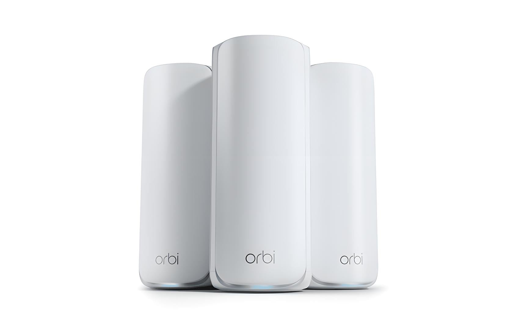 Netgear RBE773 Orbi Quad-band Mesh 3-Set WiFi 7 System 3-Set weiss