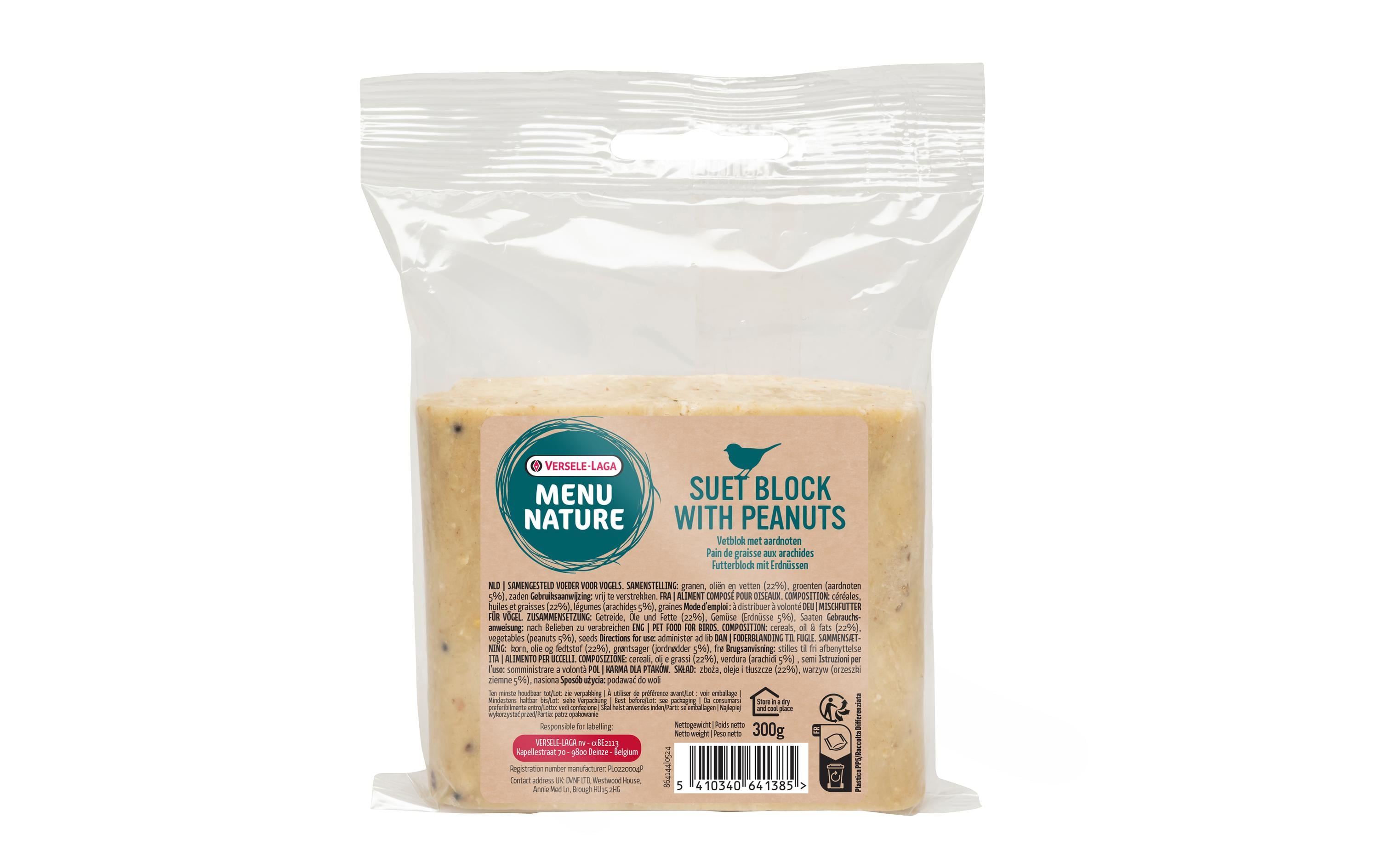 Versele Laga MN Futterblock m. Erdnüssen 300 g
