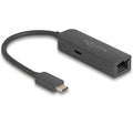 Delock USB Typ-C zu LAN Adapter mit Power Delivery 100W