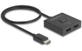 Delock HDMI Switch 2 auf 1 bidirektional 8K