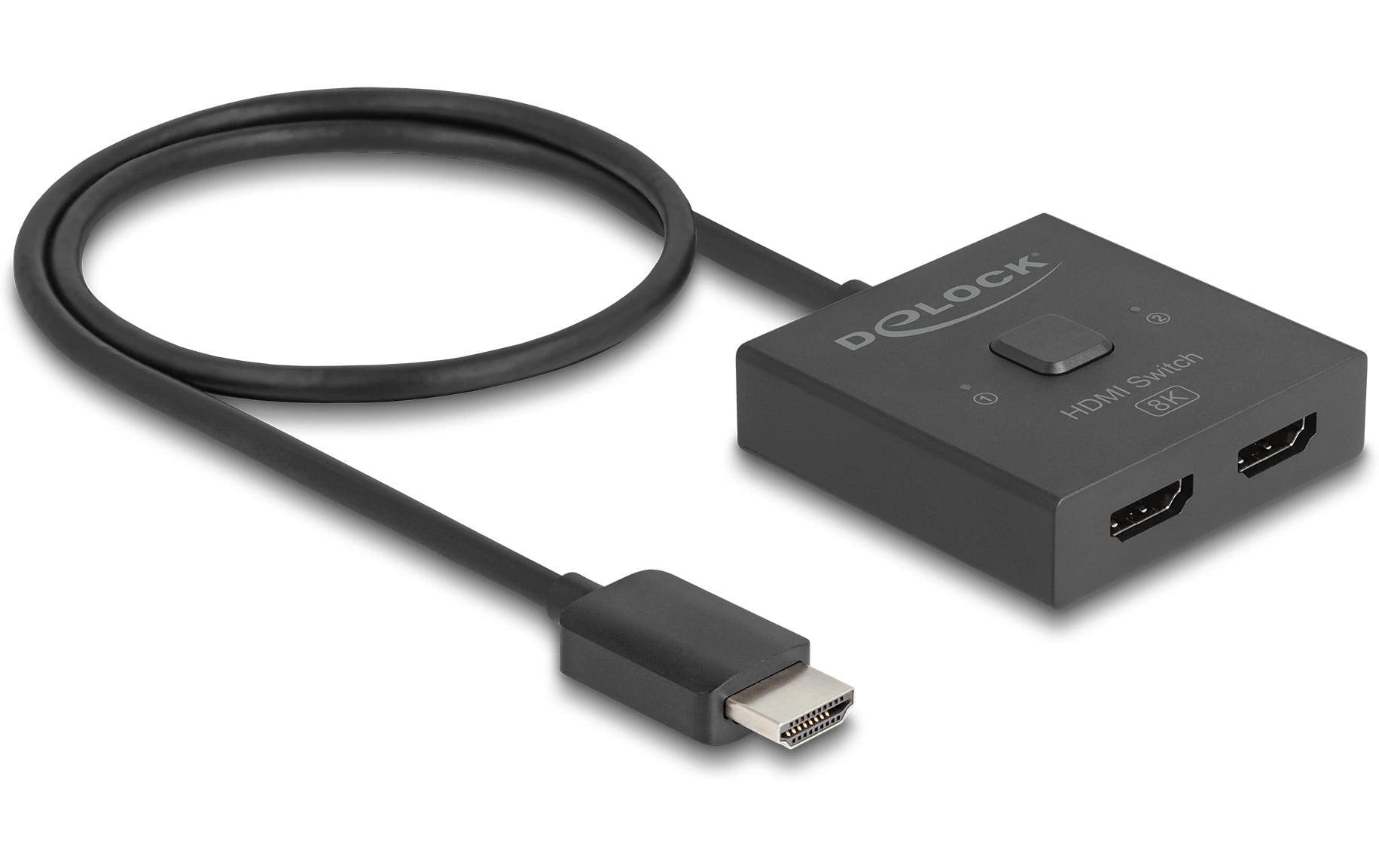 Delock HDMI Switch 2 auf 1 bidirektional 8K