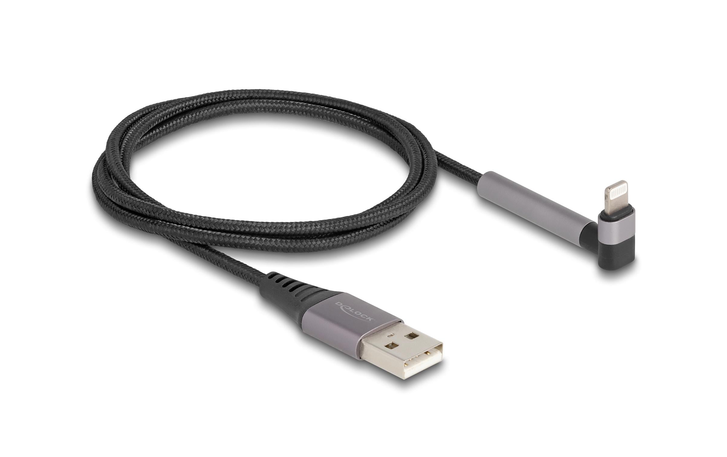 Delock USB Daten&Ladekabel USB-A-Lightning für iPhone, iPad, iPod, 1.5m, MFi