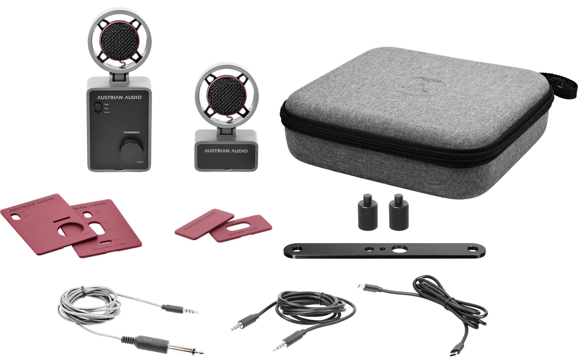 AUSTRIAN AUDIO MiCreator System Set Set mit Studiomikrofon und Zubehör
