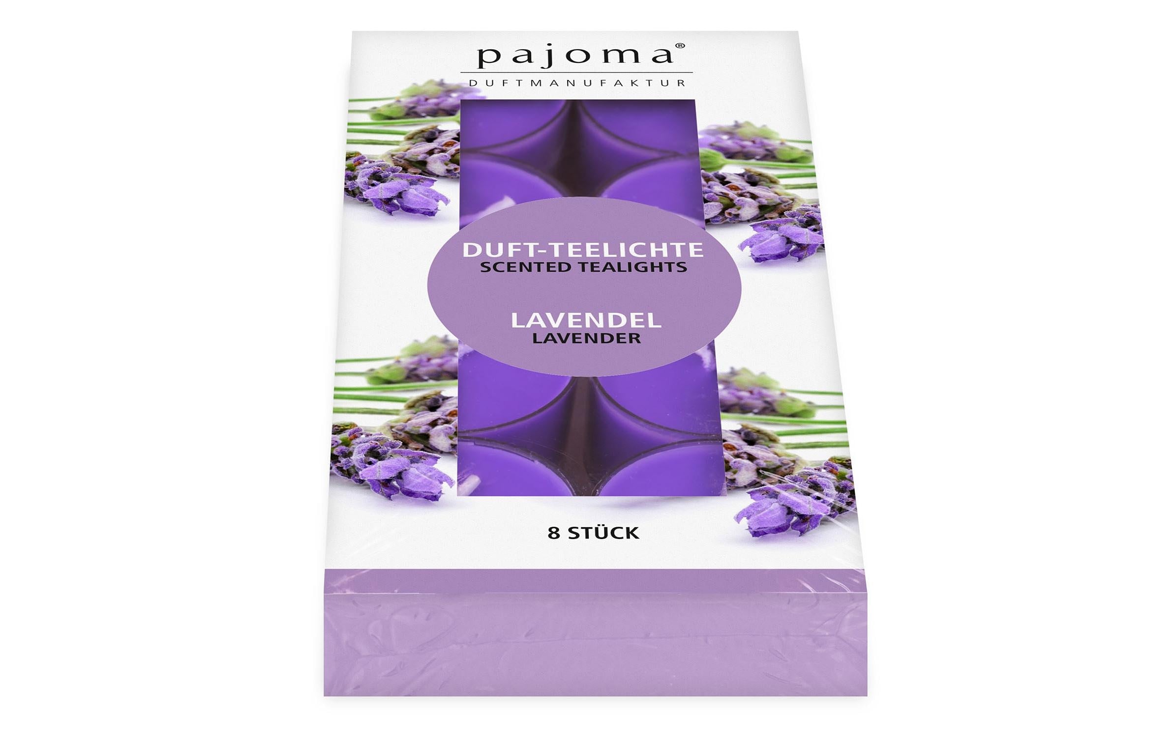Pajoma Duftteelichter Lavendel 8er-Set