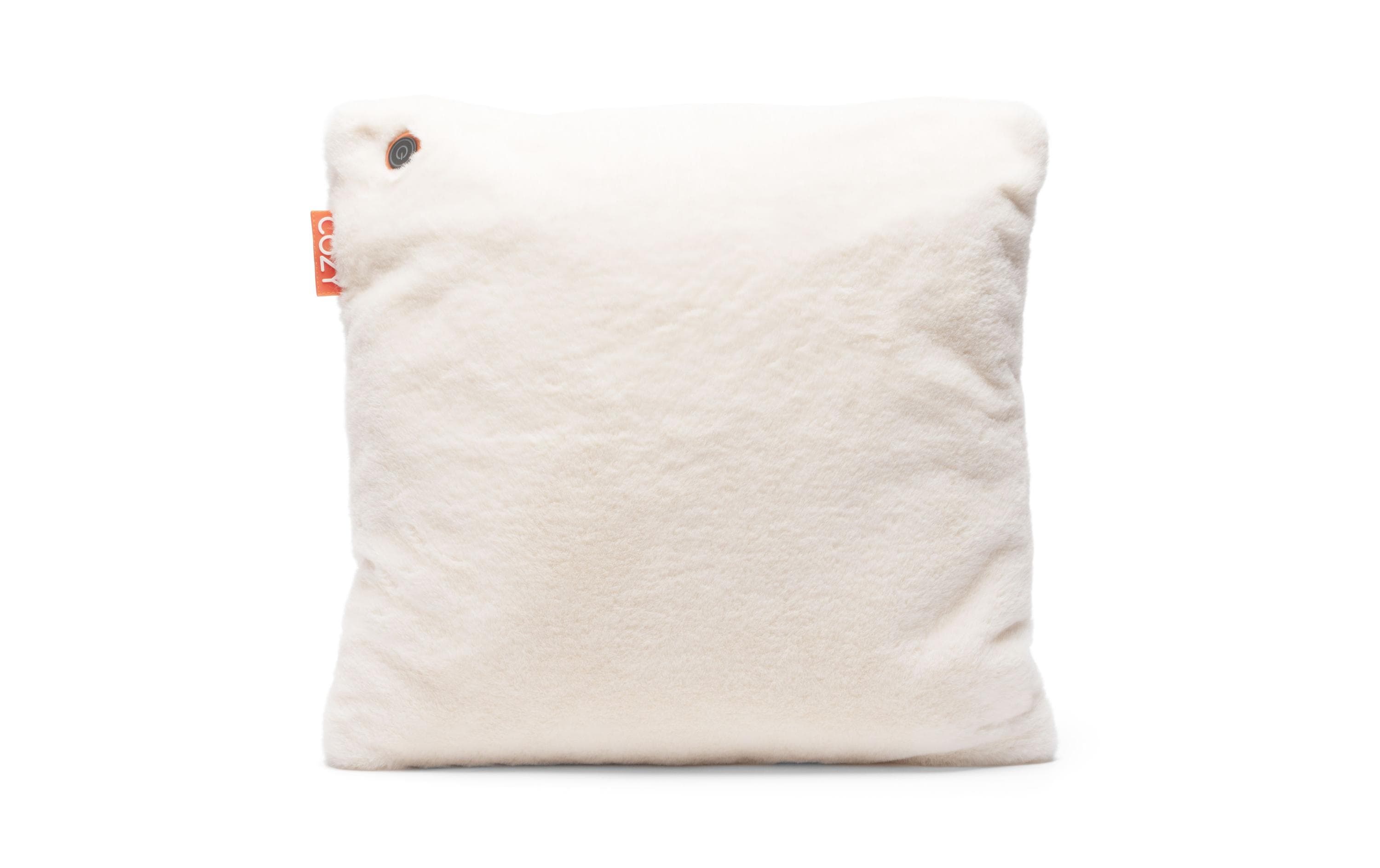 Bodi-Tek Cozy Heizkissen Una Fell beige 45x45 cm, kabellos mit Powerbank 10'000 mAh