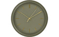 House Nordic Rossano Wanduhr Grün Silent movement ø30cm