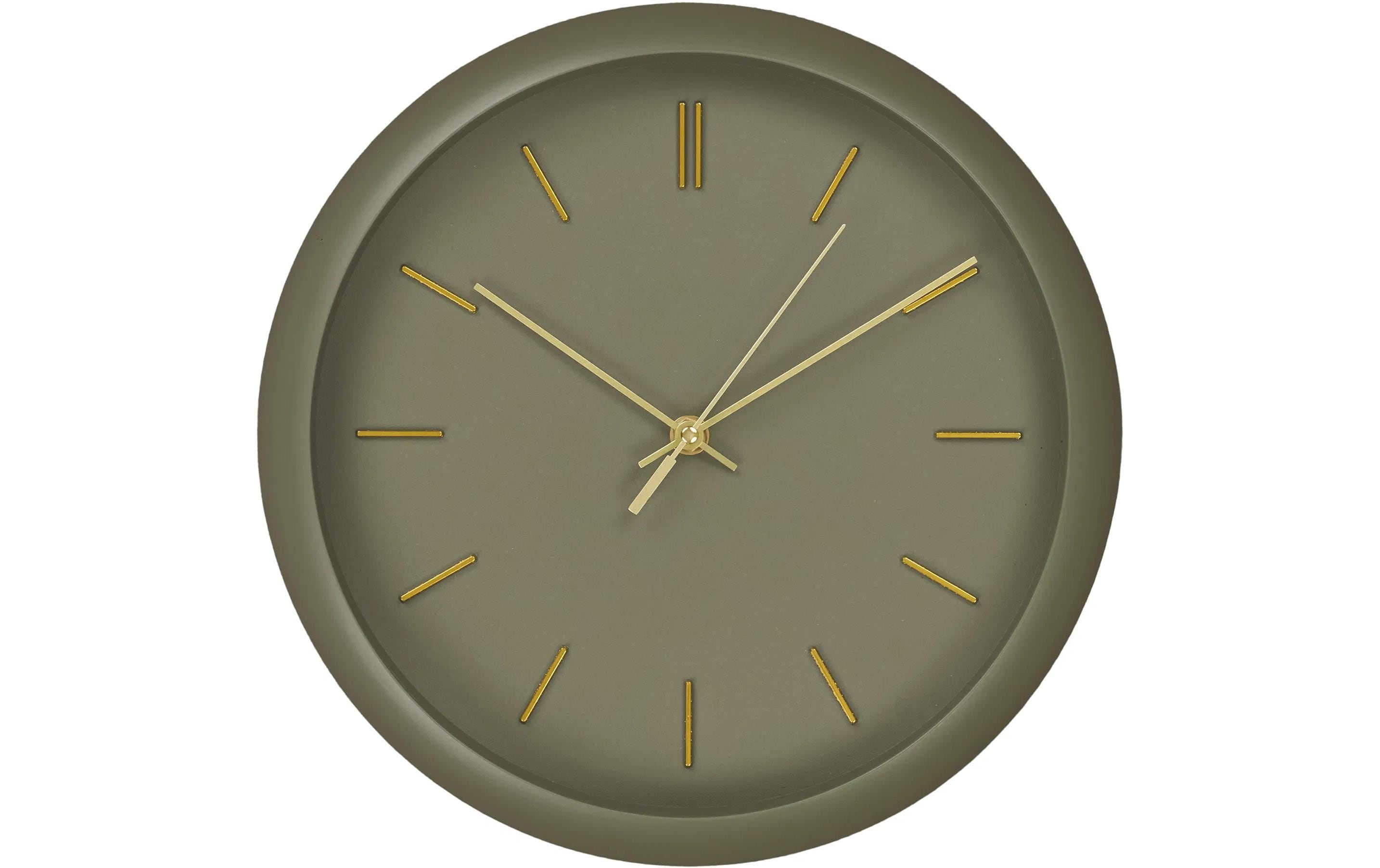 House Nordic Rossano Wanduhr Grün Silent movement ø30cm