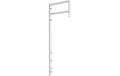 House Nordic Garderobe Trento Weiss Metall