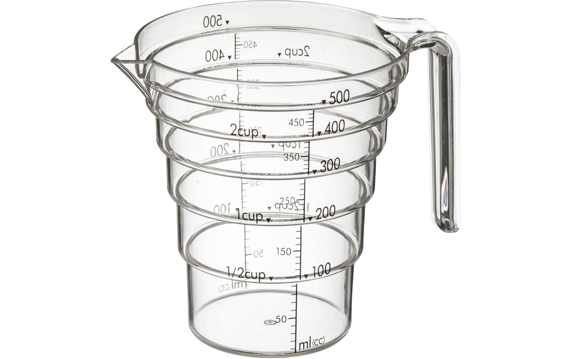 Yamazaki Messbecher Tritan, 500ml, Transparent