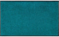 Wash+Dry Fussmatte Peacock Green 50x75 cm, Flor Polyamid, Anti-Rutsch