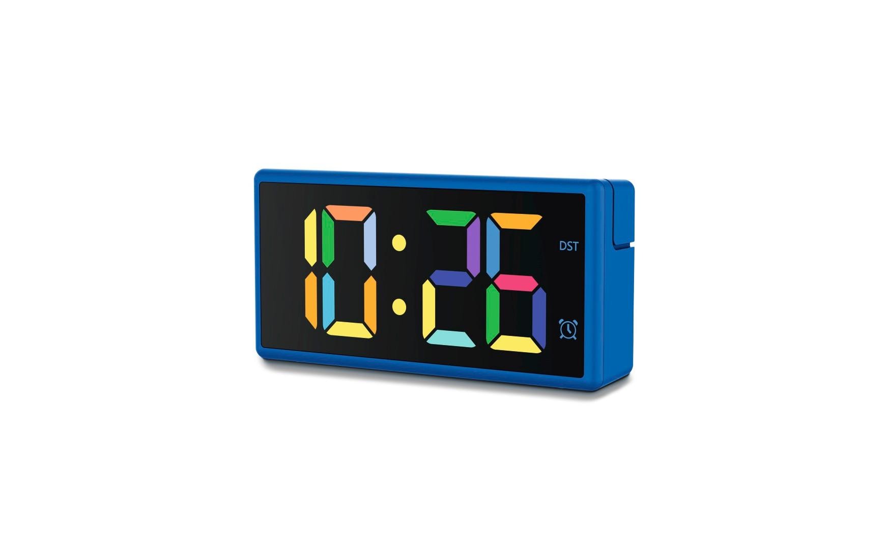 Hama Weckerdigital IbizamitUBS-Ladefunktion Blau, Multicolor-Dsplay