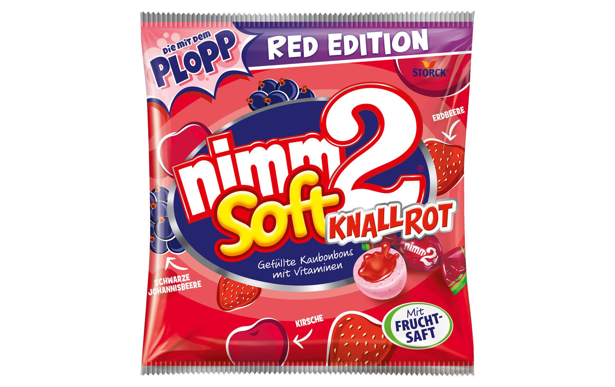 Nimm2 soft Knallrot 240g