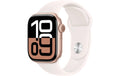 Apple Watch S10 GPS 42 Rose Gold Alu M mit Light Blush Sport Band - M/L