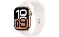 Apple Watch S10 CEL 46 Rose Gold Alu M mit Light Blush Sport Band - M/L