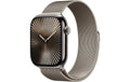 Apple Watch S10 CEL 46 Natural Titan Loop M mit Natural Milanese Loop - M/L